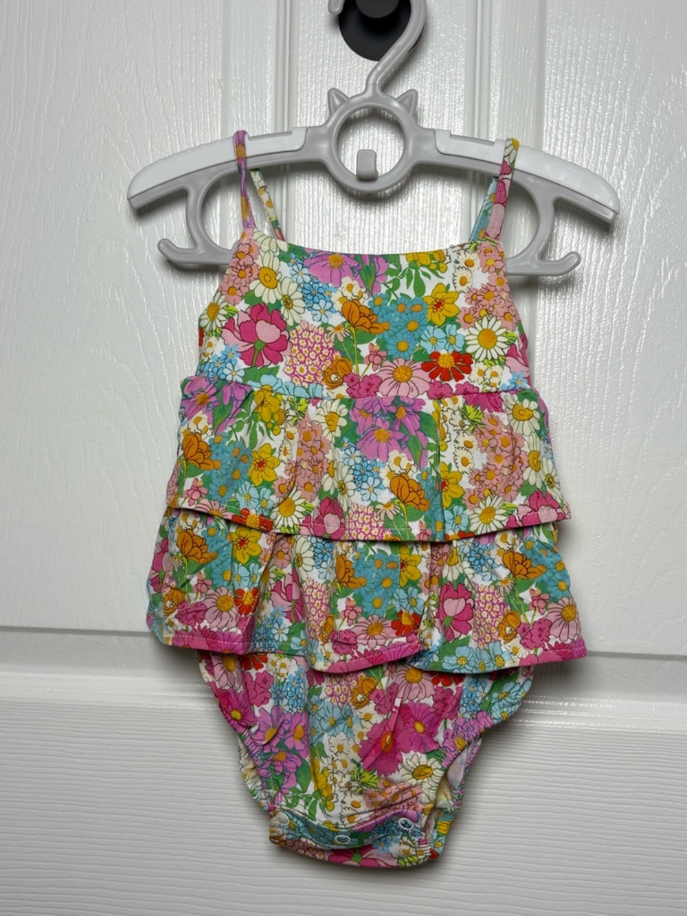 Posh Peanut Margie Floral Bubble Romper 6-12M NWT Sold Out